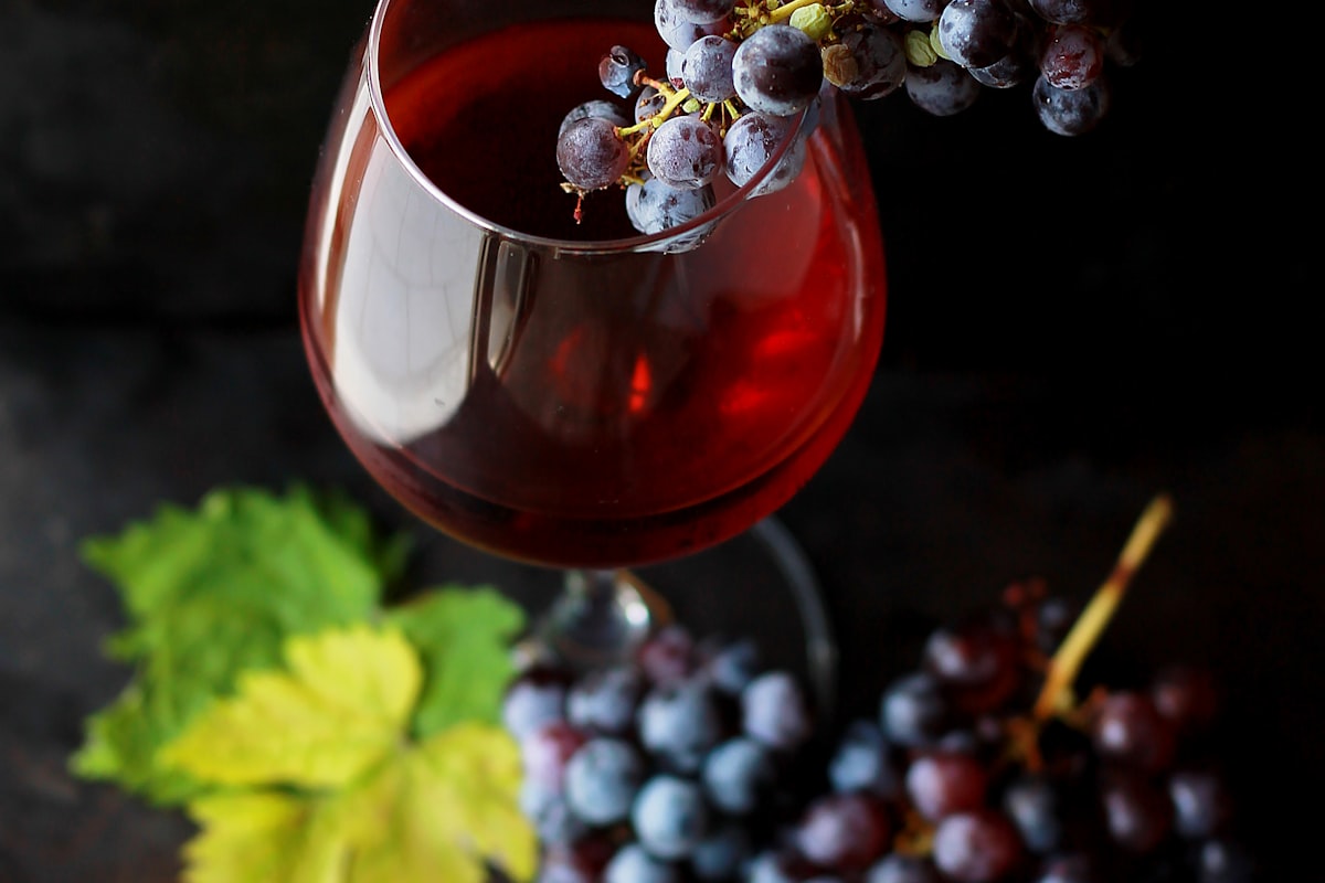Taça de Malbec brasileiro sendo servida em ambiente acolhedor